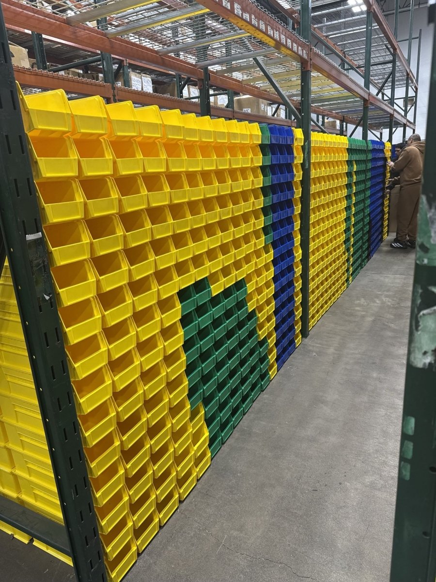 Customer Photos: A 3PL Pick Face Built From 2,508 Stack-and-Hang Bins - Industrial 4 Less