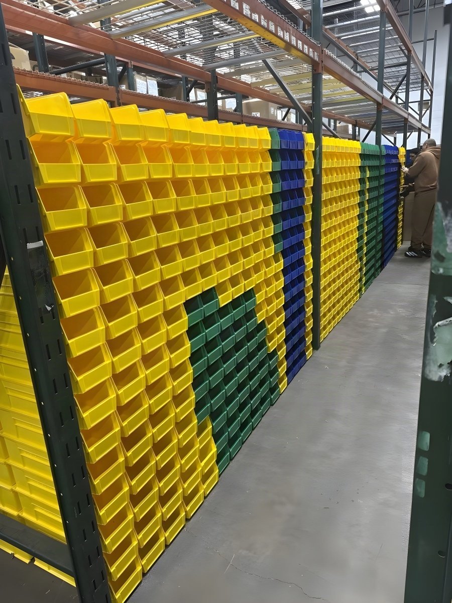 Customer Photos: A 3PL Pick Face Built From 2,508 Stack-and-Hang Bins - Industrial 4 Less