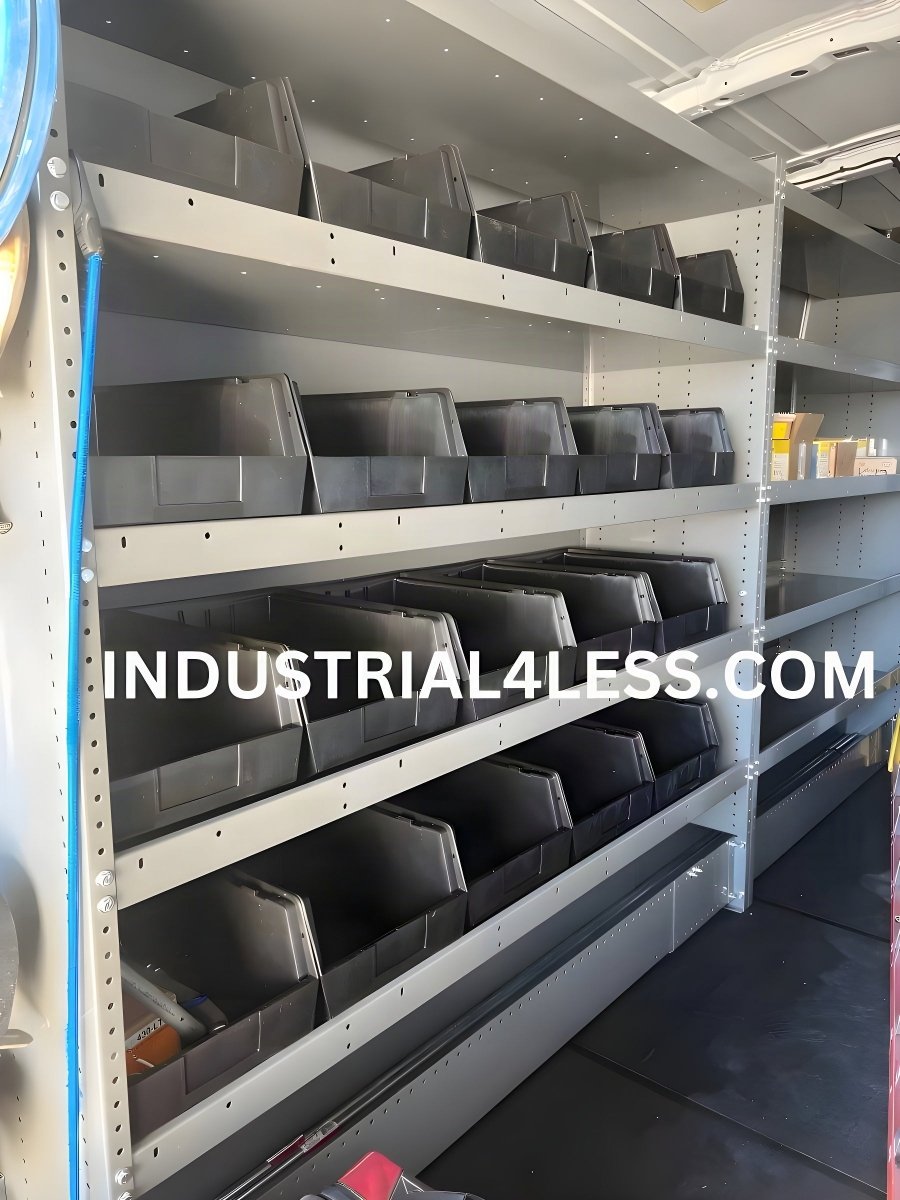 Plumbing Van Organization: Shelving & Bin Setup Ideas - Industrial 4 Less