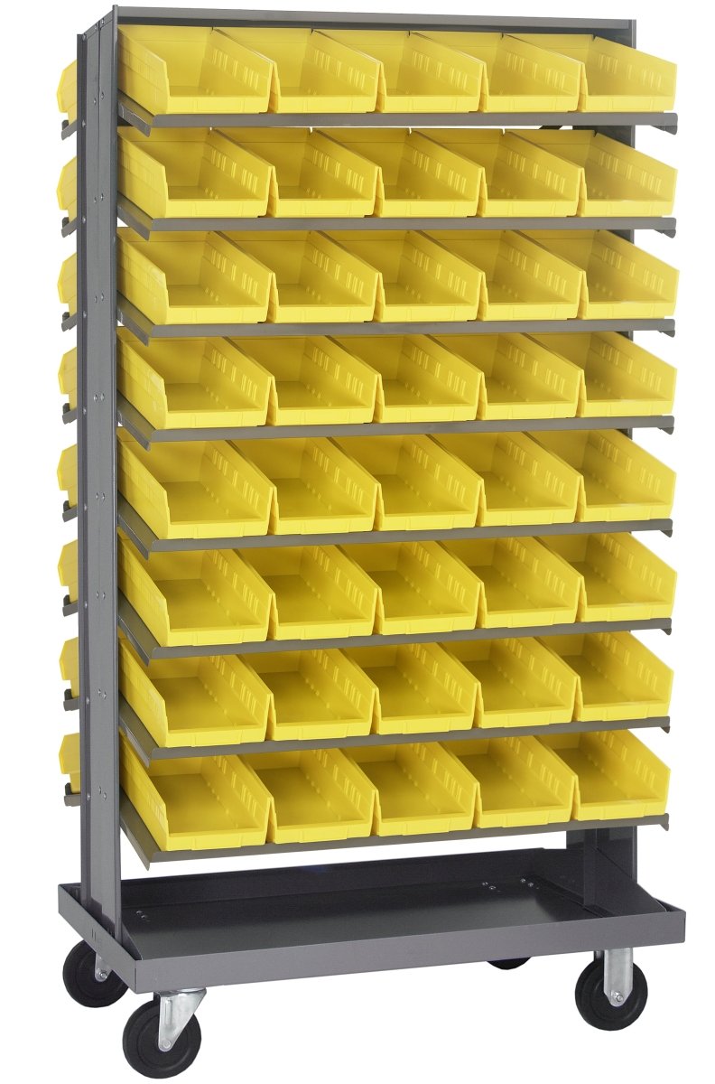 Double Sided Gravity Shelf Bin Organizers - Industrial 4 Less