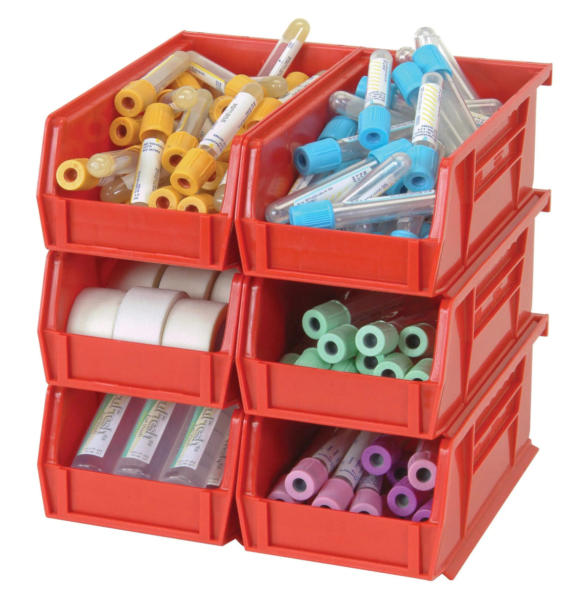 Open Front Plastic Storage Bins - Industrial 4 Less