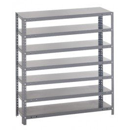 1239 - 000 | 12" x 36" x 39" Steel Shelving Unit - Industrial 4 Less