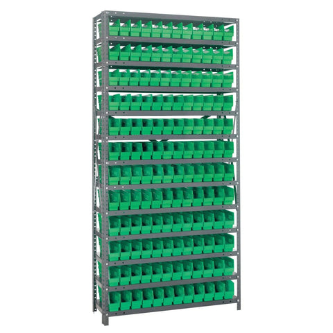 Shelving with Bins