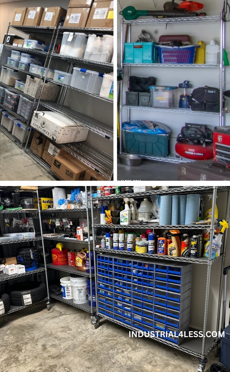 30" x 42" Epoxy Wire Shelving Unit - Industrial 4 Less