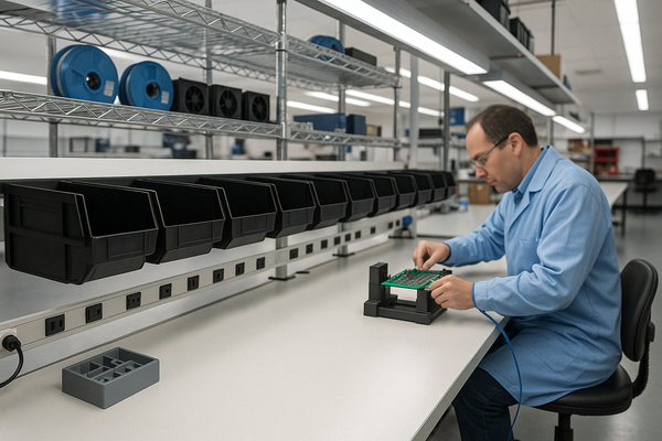 ESD Bins for Electronics Manufacturing