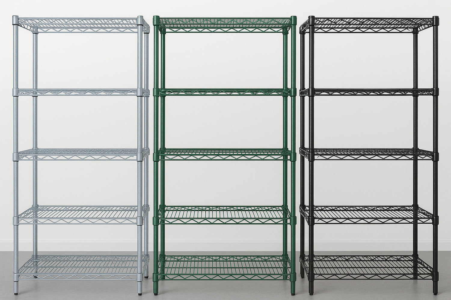 Epoxy Coated Wire Shelving