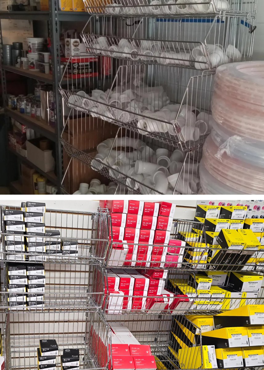 Heavy - Duty Wire Basket Shelving Unit - Wire Basket Shelving Unit - Industrial 4 Less