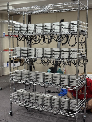 Wire Shelving on Wheels