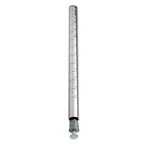 P54C - 54" Chrome Wire Post | Pack of 4 - Industrial 4 Less