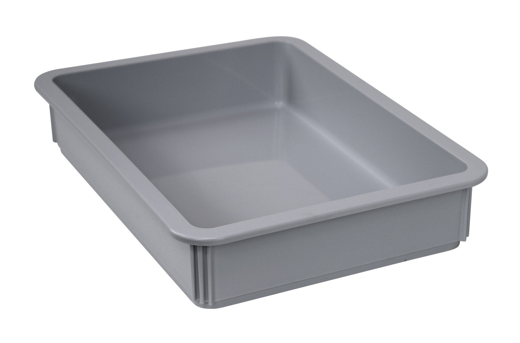 Gray 18x13 inch artisan pizza dough tray