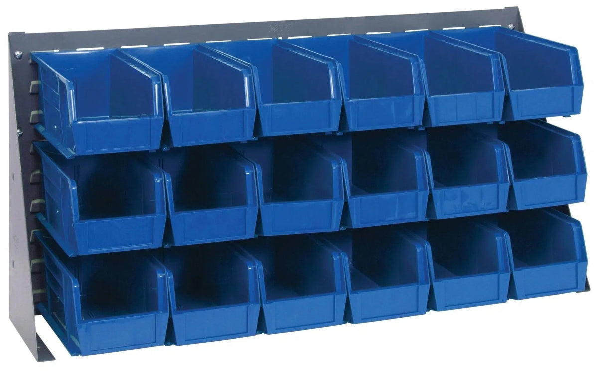 Bench Rack with Bins | Quantum QBR-3619-230-18