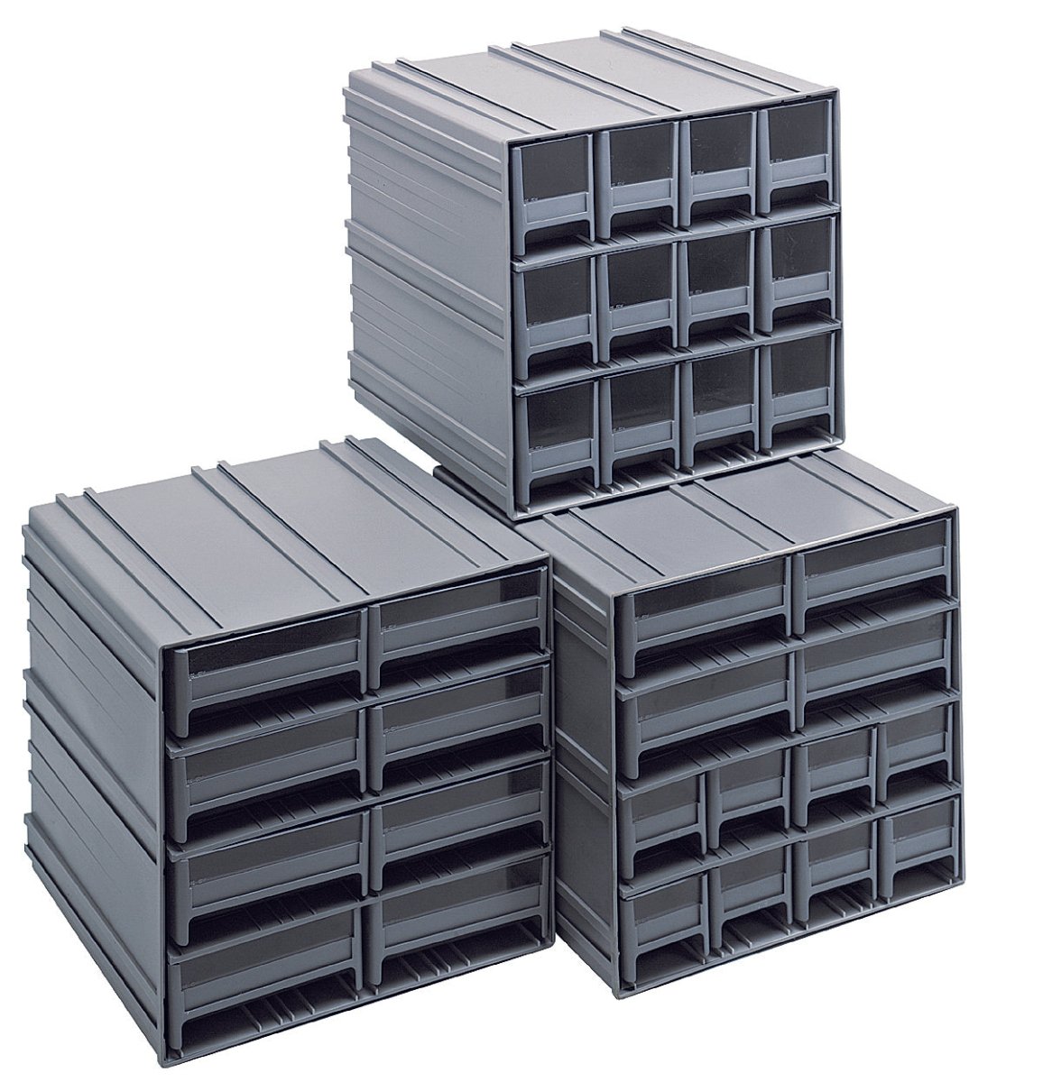 QIC - 12123 | Cabinet with 14 Drawers - Cabinets with Drawers > Interlocking Storage Cabinets with Drawers - Industrial 4 Less