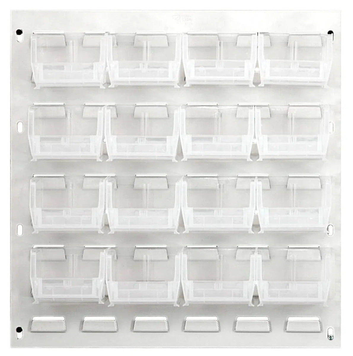 QLP - 1819HC - 220 - 16 - louvered panels with storage bins > wall mounted panels with hanging bins - Industrial 4 Less