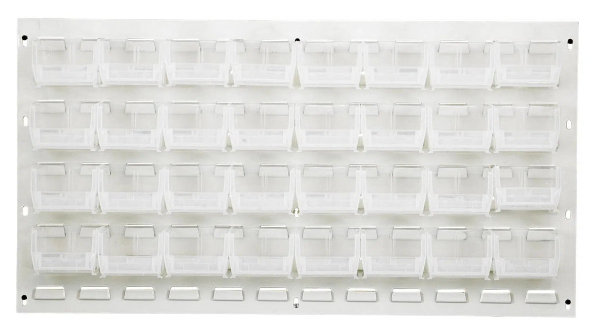 QLP - 3619HC - 210 - 32 - louvered panels with storage bins > wall mounted panels with hanging bins - Industrial 4 Less