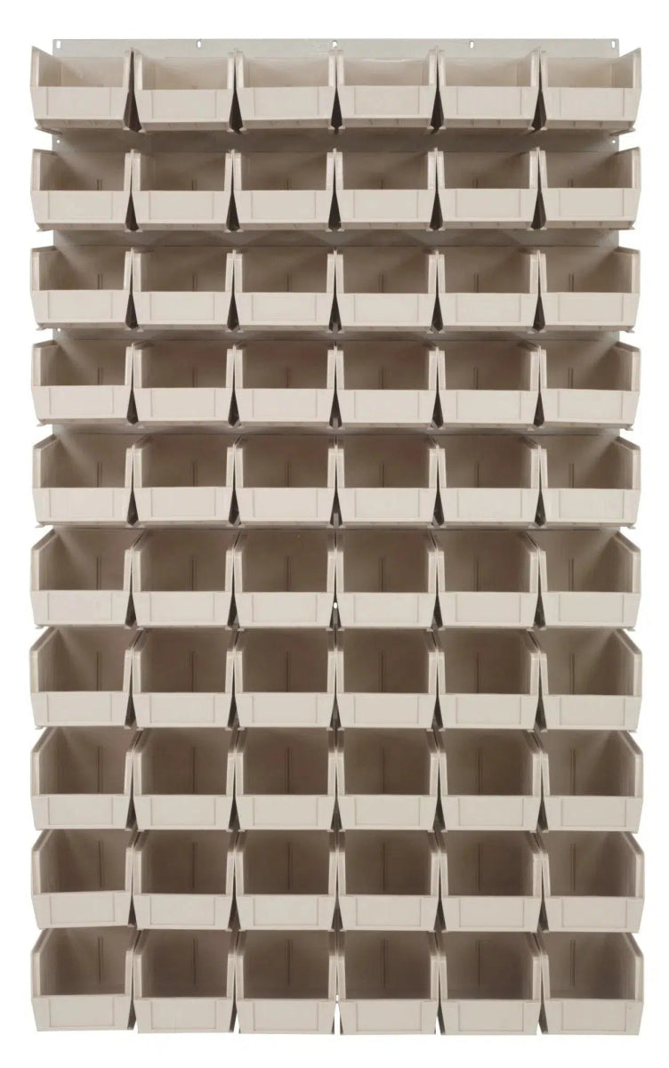 QLP - 3661HC - 230 - 60 - louvered panels with storage bins > wall mounted panels with hanging bins - Industrial 4 Less