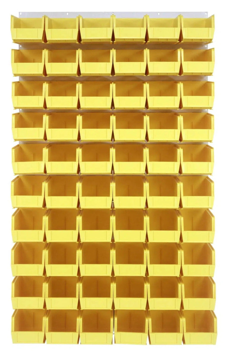 QLP - 3661HC - 230 - 60 - louvered panels with storage bins > wall mounted panels with hanging bins - Industrial 4 Less