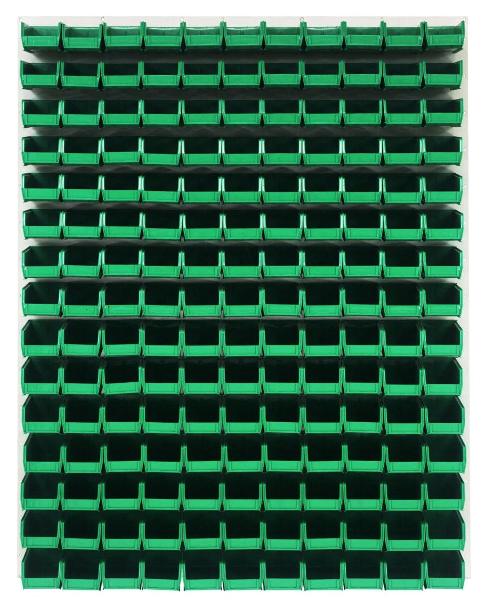 QLP - 4861HC - 220 - 165 - louvered panels with storage bins > wall mounted panels with hanging bins - Industrial 4 Less