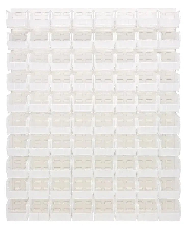 QLP - 4861HC - 230 - 80 - louvered panels with storage bins > wall mounted panels with hanging bins - Industrial 4 Less