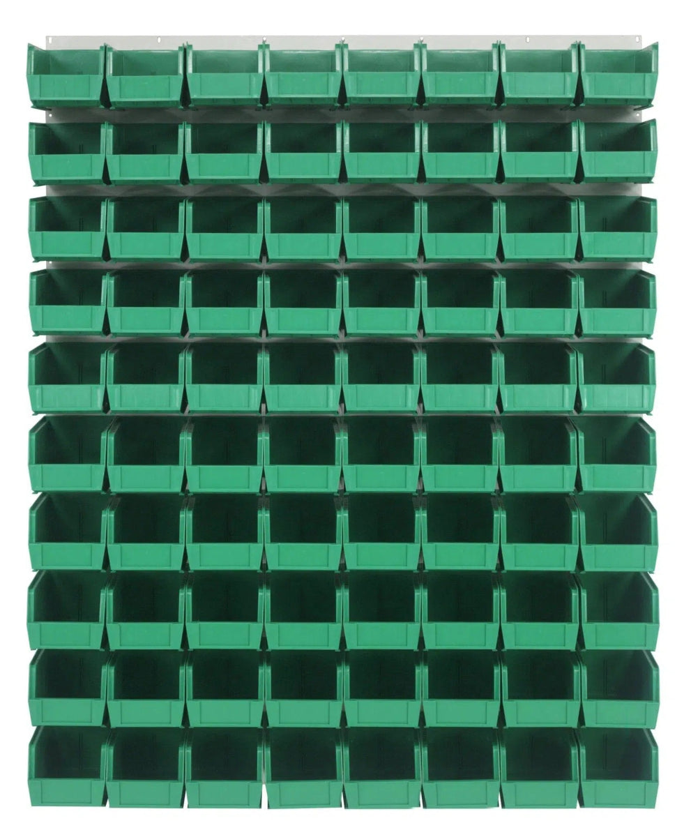 QLP - 4861HC - 230 - 80 - louvered panels with storage bins > wall mounted panels with hanging bins - Industrial 4 Less