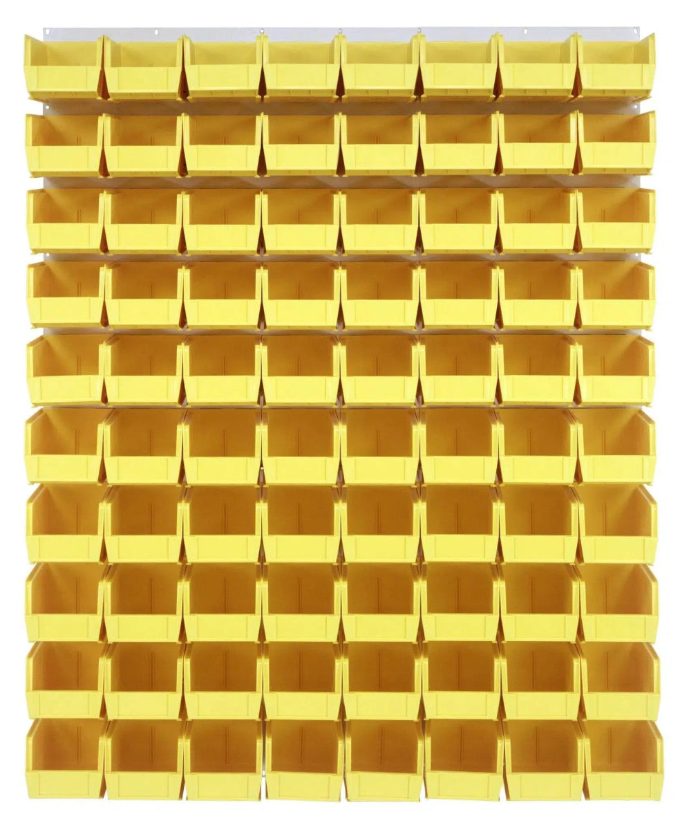 QLP - 4861HC - 230 - 80 - louvered panels with storage bins > wall mounted panels with hanging bins - Industrial 4 Less