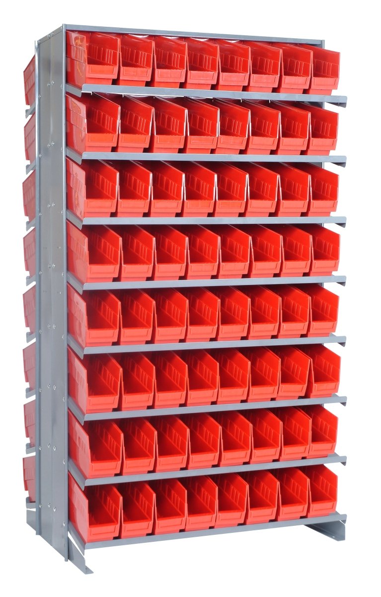 QPRD - 201 - Gravity Shelf Bin Organizers - Industrial 4 Less