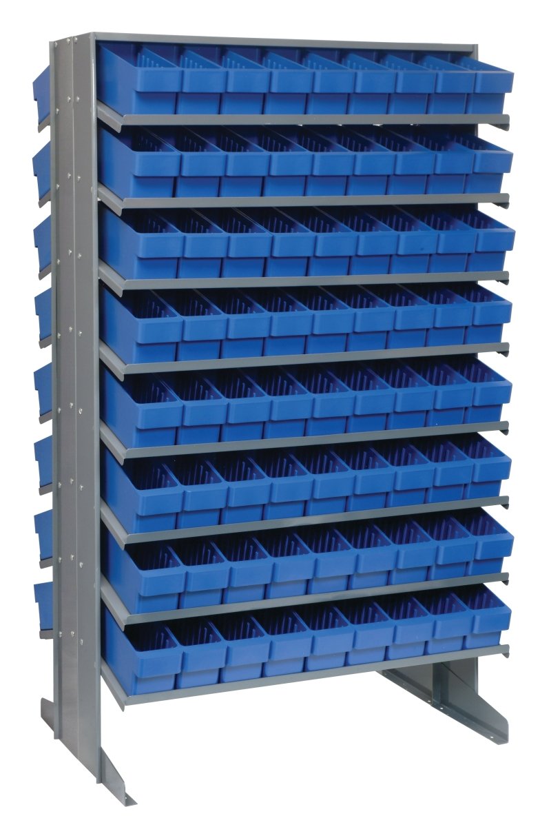 QPRD - 501 - Gravity Shelf Bin Organizers - Industrial 4 Less