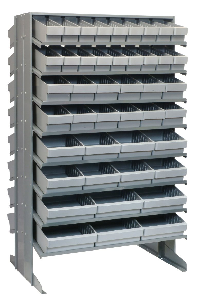 QPRD - 5678 - Gravity Shelf Bin Organizers - Industrial 4 Less