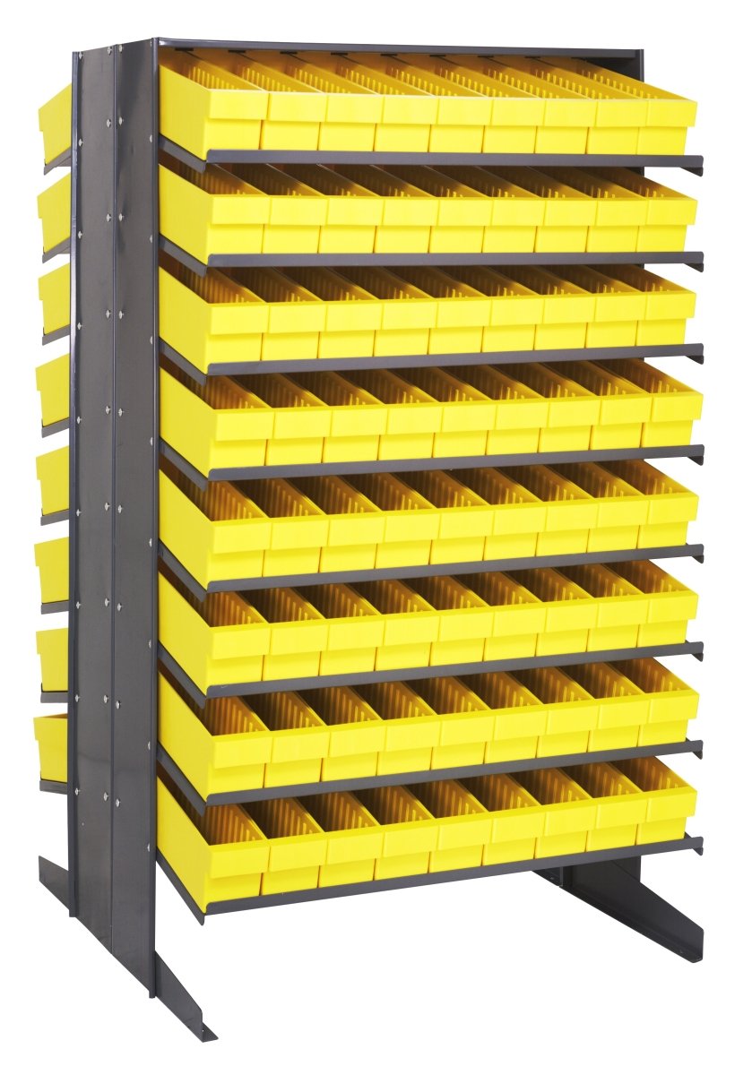 QPRD - 604 - Gravity Shelf Bin Organizers - Industrial 4 Less