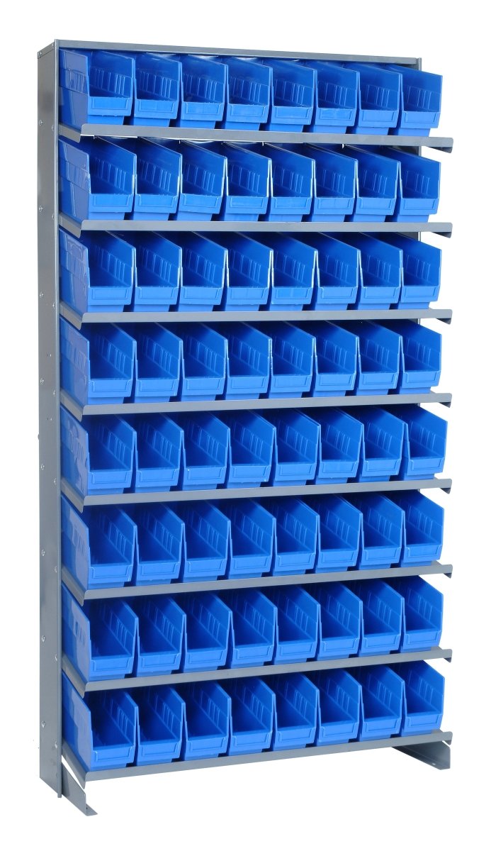 QPRS - 201 - Gravity Shelf Bin Organizers - Industrial 4 Less