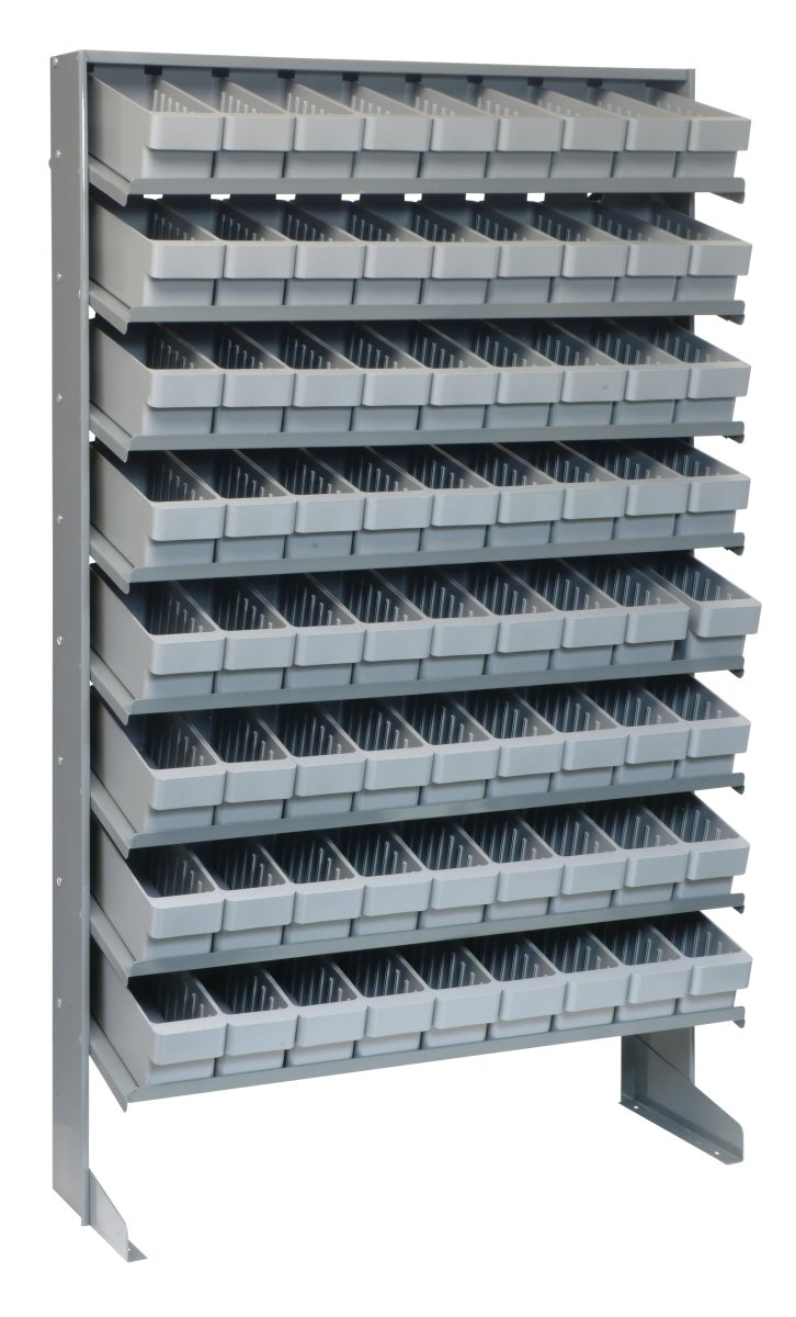 QPRS - 501 - Gravity Shelf Bin Organizers - Industrial 4 Less