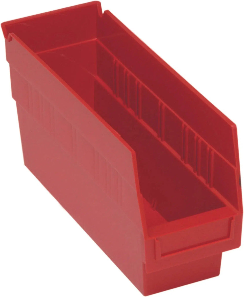 QSB201 | Carton of 36 - Plastic Shelf Bins > 6" High Shelf Bins - Industrial 4 Less