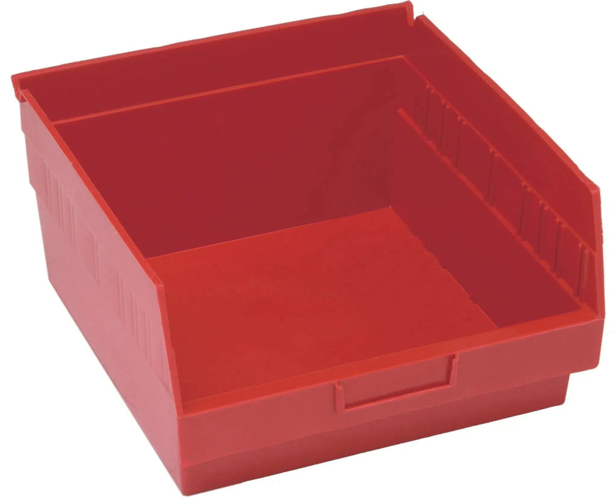 QSB209 | Carton of 8 - Plastic Shelf Bins > 6" High Shelf Bins - Industrial 4 Less