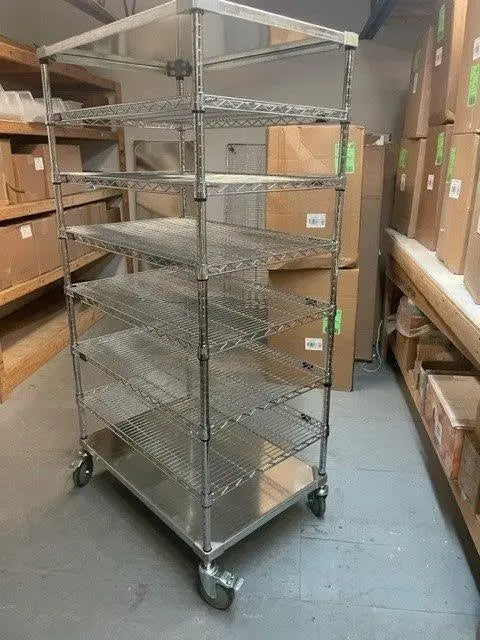 Quantum Wire Shelving on Wheels 9
