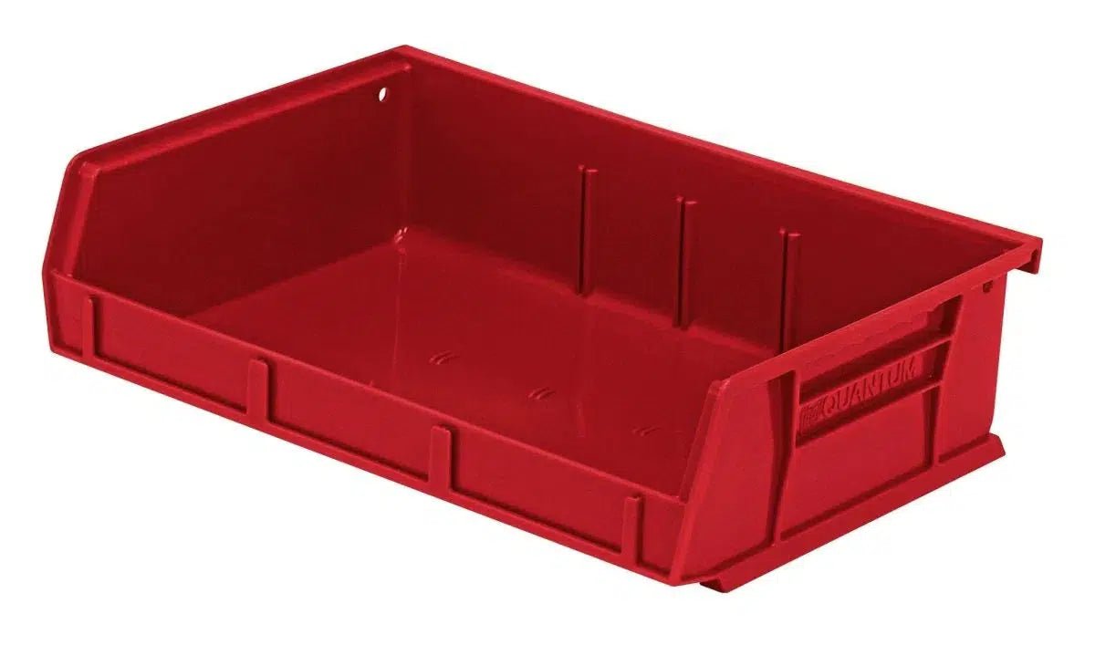 QUS232 | Carton of 8 - Industrial Storage Bins > Stackable Plastic Bins > Ultra Stack and Hang Bins - Industrial 4 Less