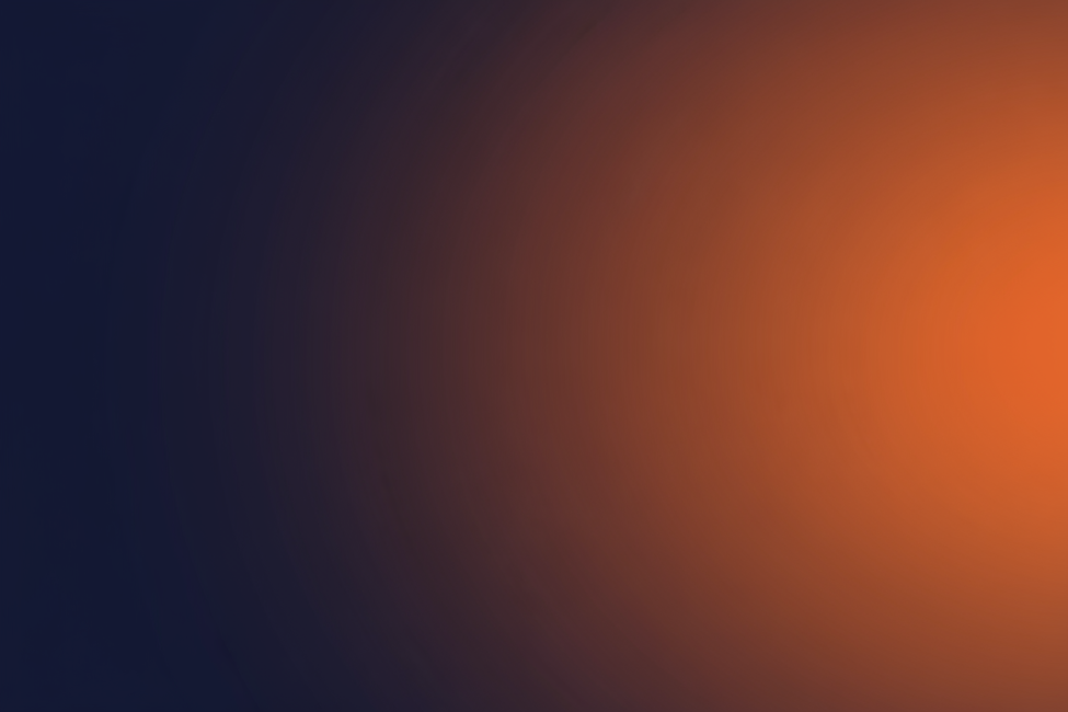 solid gradient background combining 1b1f3a and ff6128
