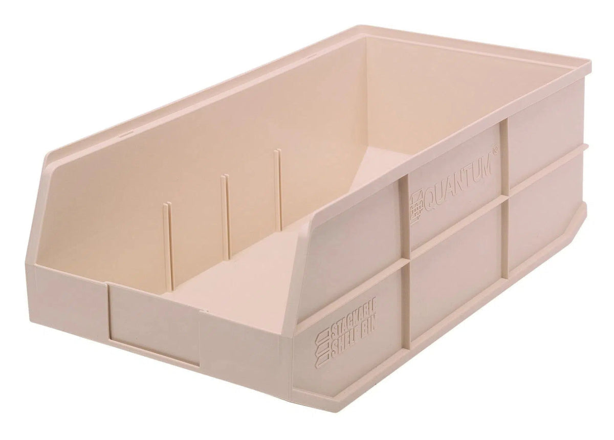 SSB485 | Carton of 6 - Industrial Storage Bins > Stackable Plastic Bins > Stackable Shelf Bins - Industrial 4 Less