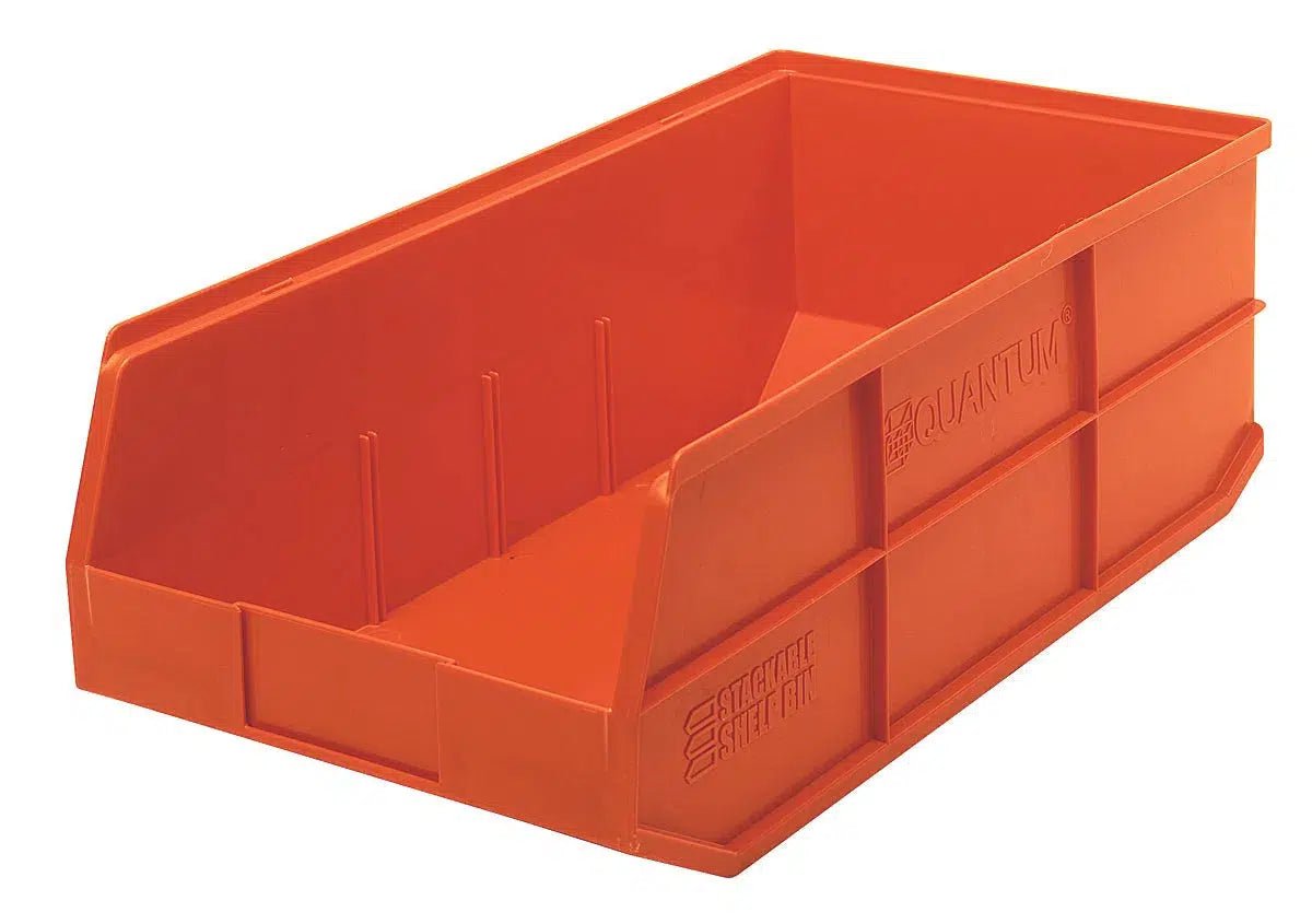 SSB485 | Carton of 6 - Industrial Storage Bins > Stackable Plastic Bins > Stackable Shelf Bins - Industrial 4 Less