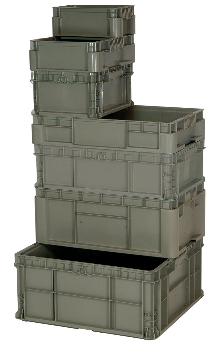 Straight Wall Stacking Containers - Straight Wall C - Industrial 4 Less