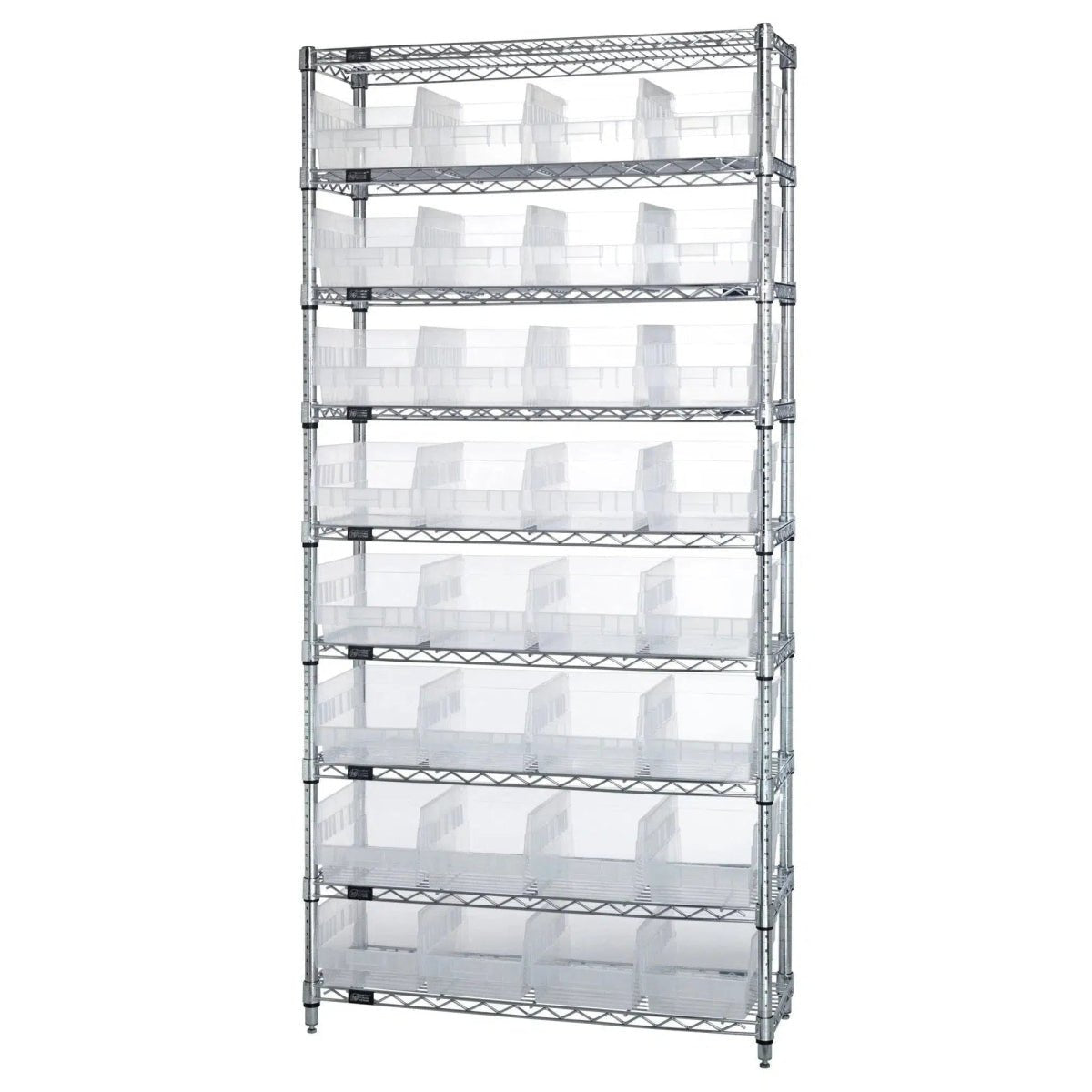 WR9 - 207 | 12" x 36" x 74" Shelving Unit with 32 Bins - Industrial 4 Less
