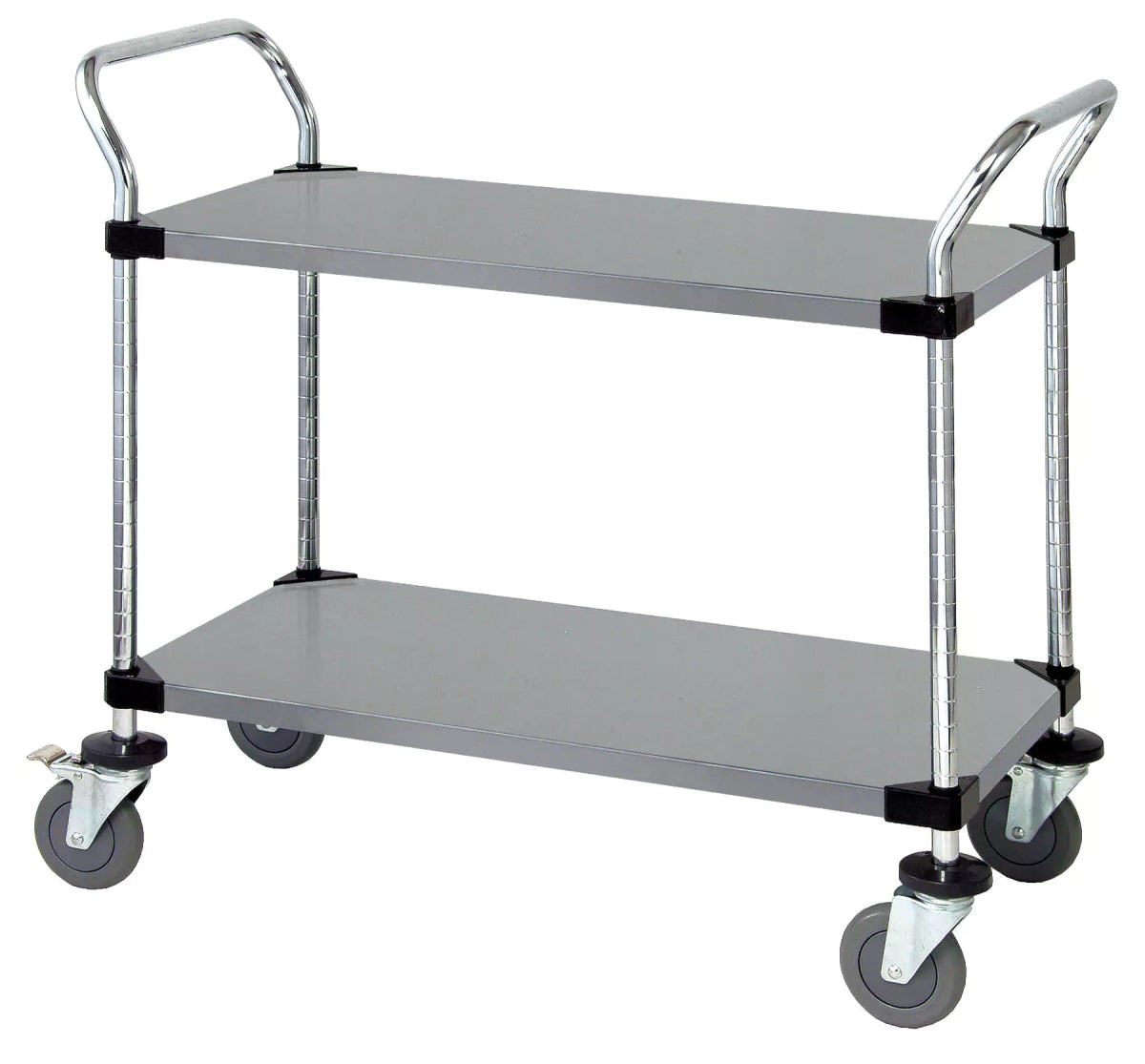 WRSC - 2448 - 2SS - Utility Cart > Wire Utility Cart - Industrial 4 Less