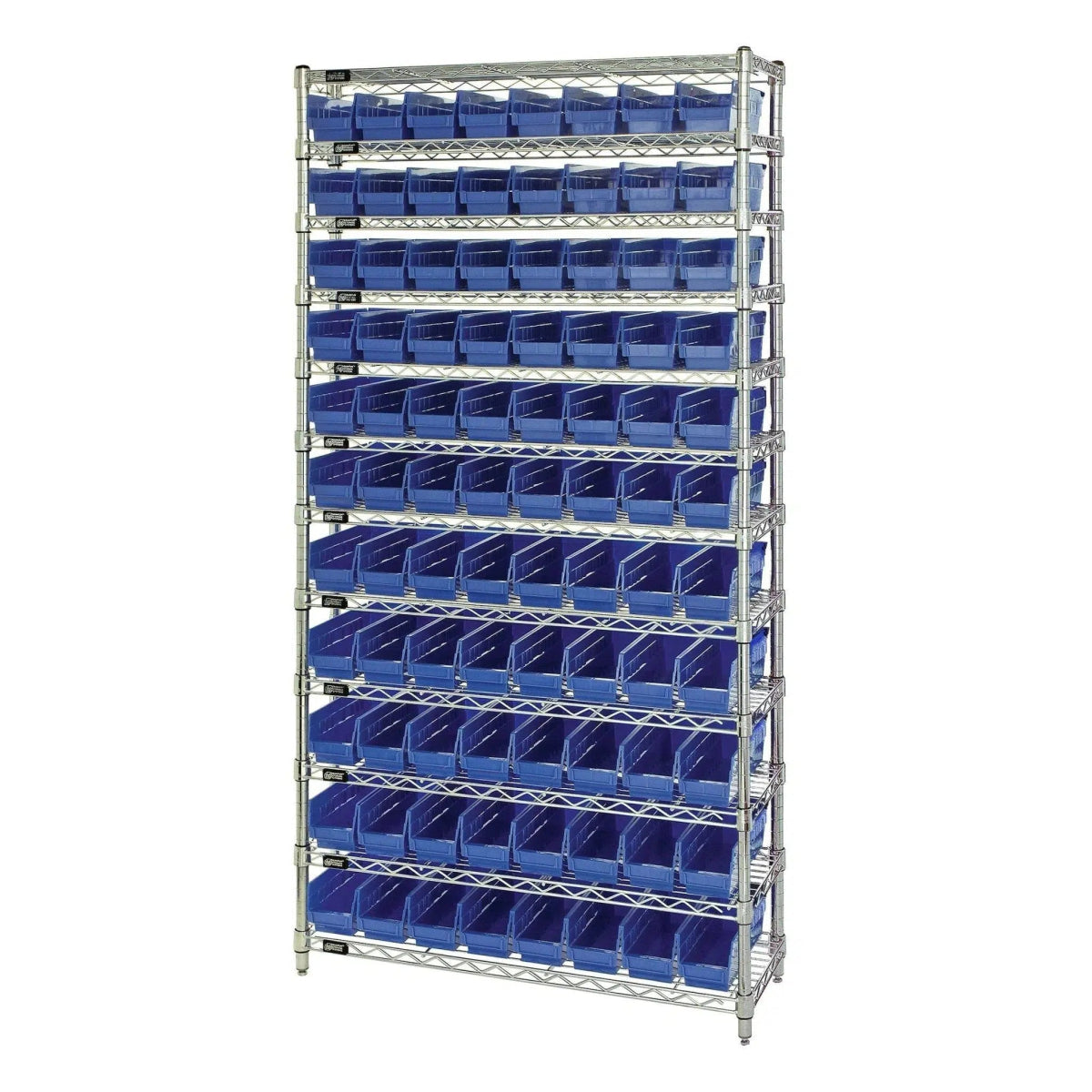 24 Deep Wire Shelving with Bins