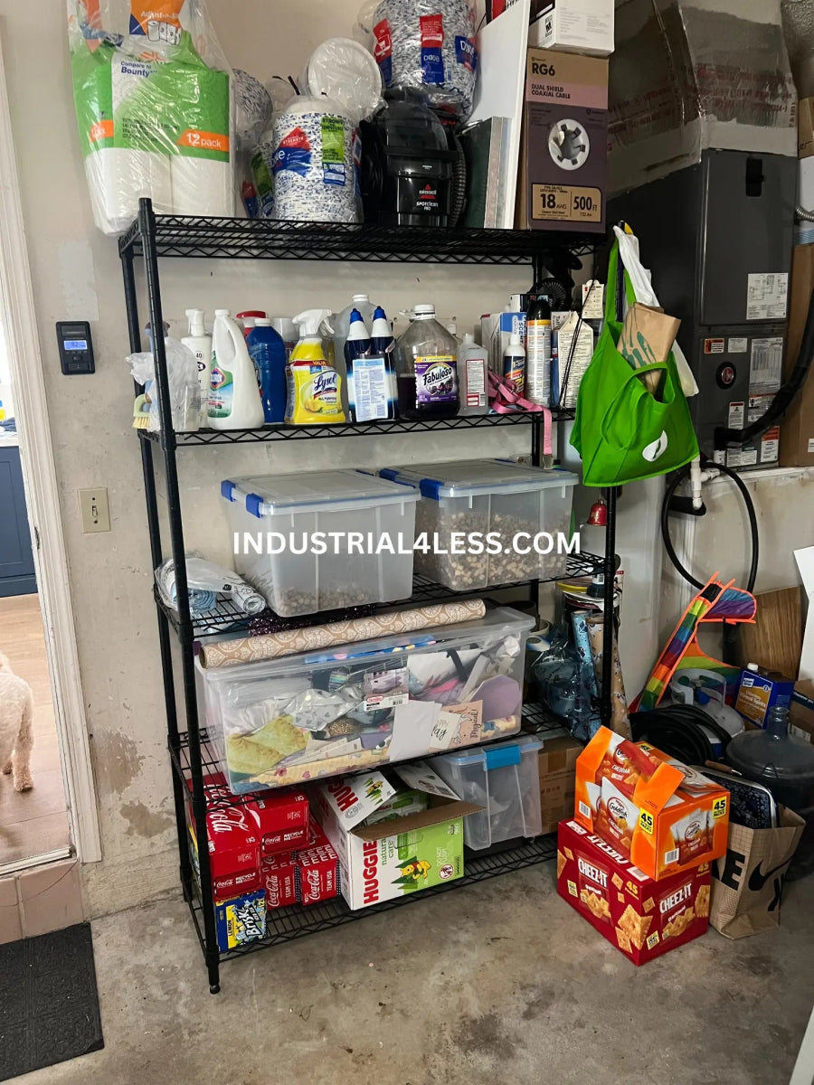 Customer Photos: Heavy Duty Garage Wire Shelving - Industrial 4 Less