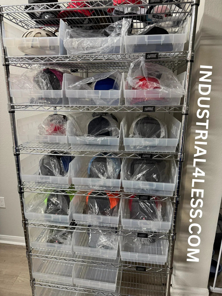 Customer Photos: Organized Inventory for Custom Apparel Company Run from Home - Industrial 4 Less