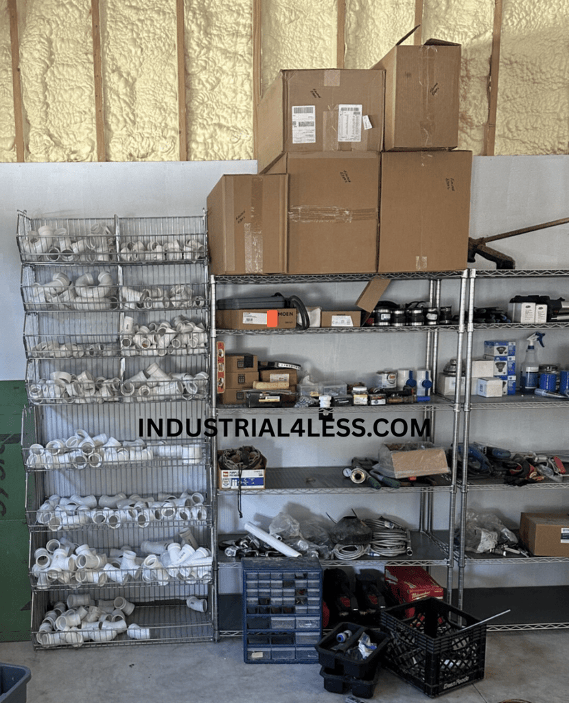 Customer Photos: Wire Basket Shelving for Plumbing Parts - Industrial 4 Less