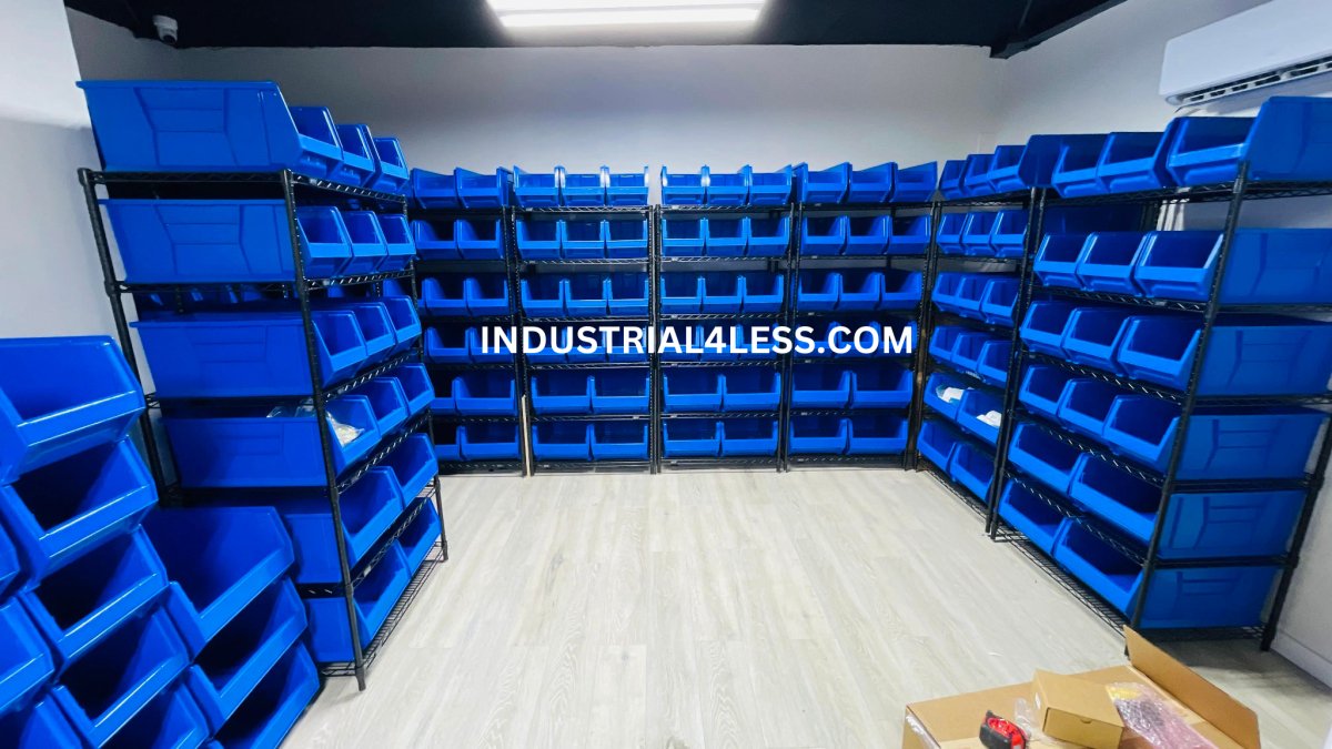 Declutter and Organize with Storage Bins for Shelves - Industrial 4 Less