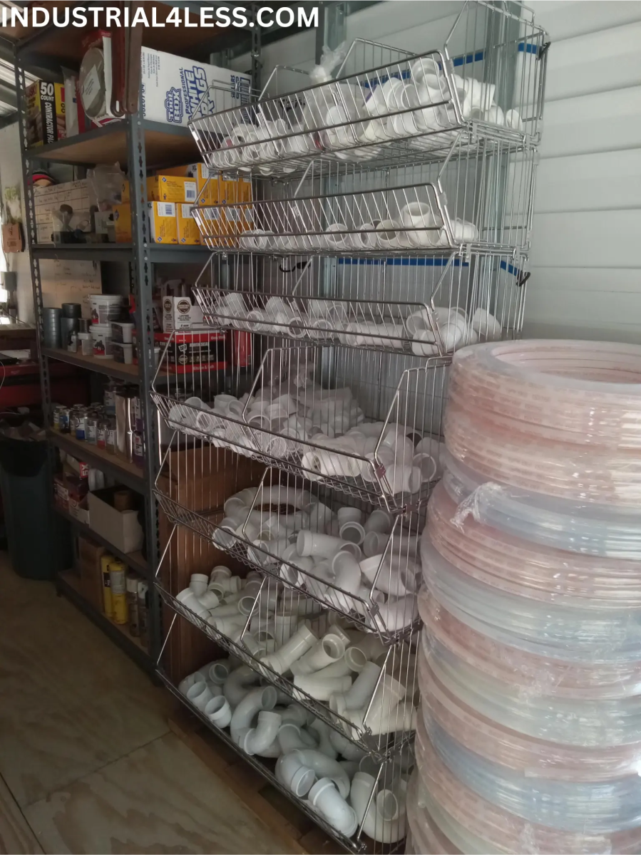 Maximize Your Storage Efficiency with Wire Basket Shelving Units: Perfect for Industrial, Garage, and Workshop Spaces - Industrial 4 Less