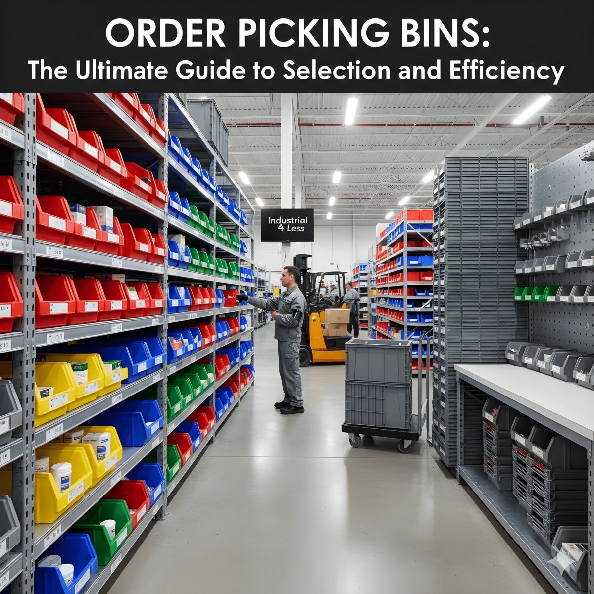 Order Picking Bins: Selection & Efficiency Guide - Industrial 4 Less