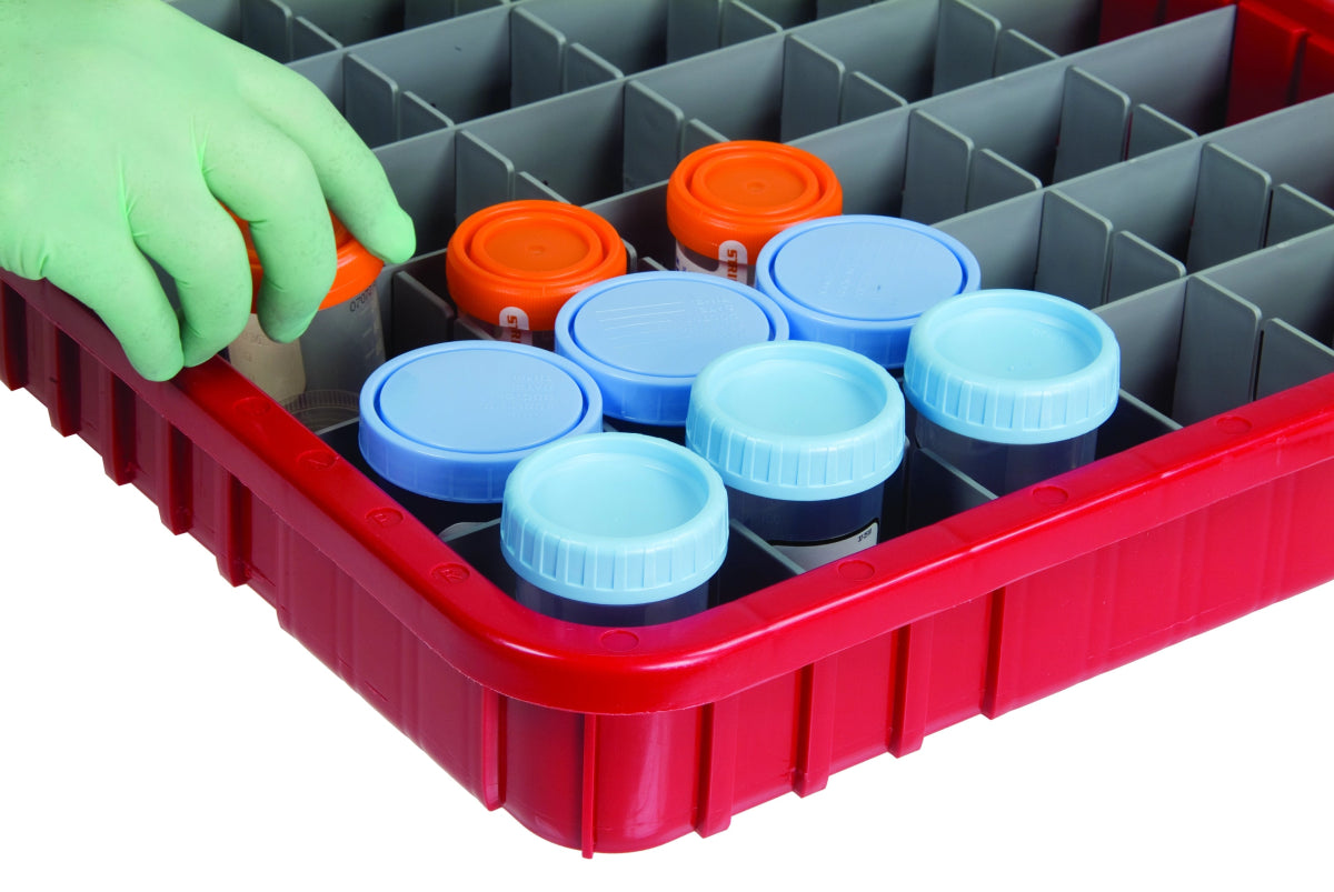 Plastic Dividable Grid Containers for Liquids, Chemicals and Pharmaceuticals - Industrial 4 Less