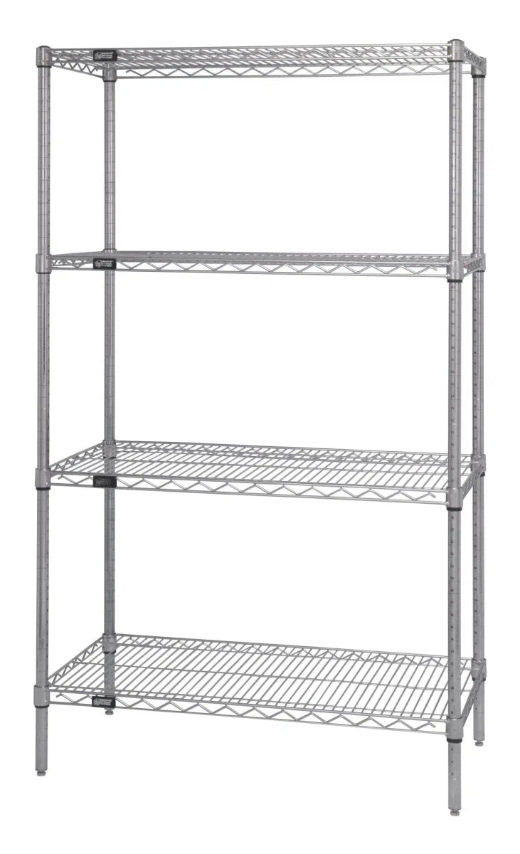 Chrome Wire Shelving - Industrial 4 Less