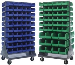 Mobile Stackable Bin Organizers - Industrial 4 Less